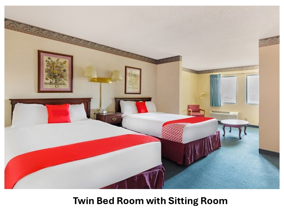 Extended Stay Room Setup at The View